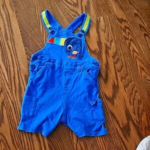 18 to 24 month snap closure shortalls
